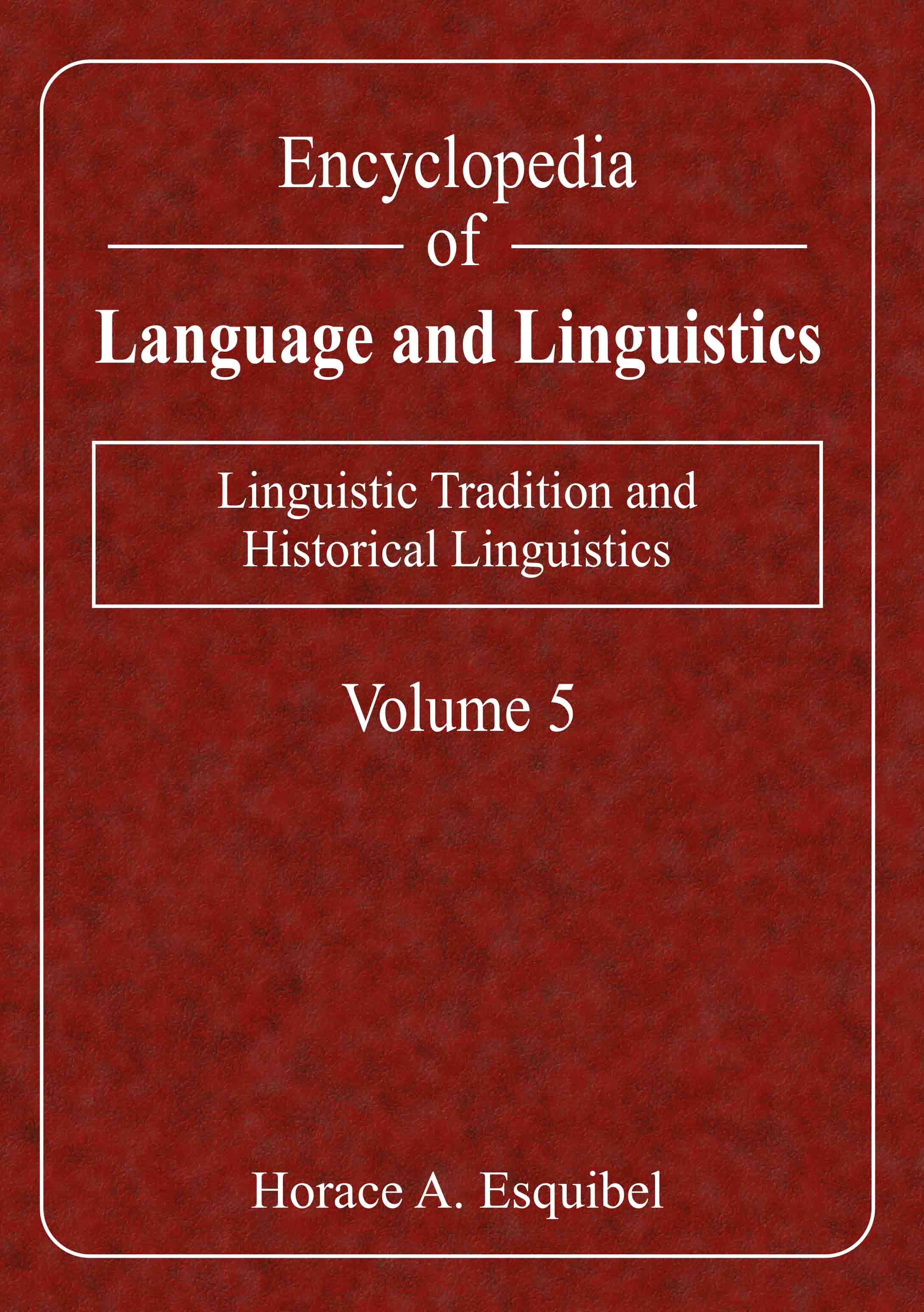 Linguistic Tradition and Historical Linguistics