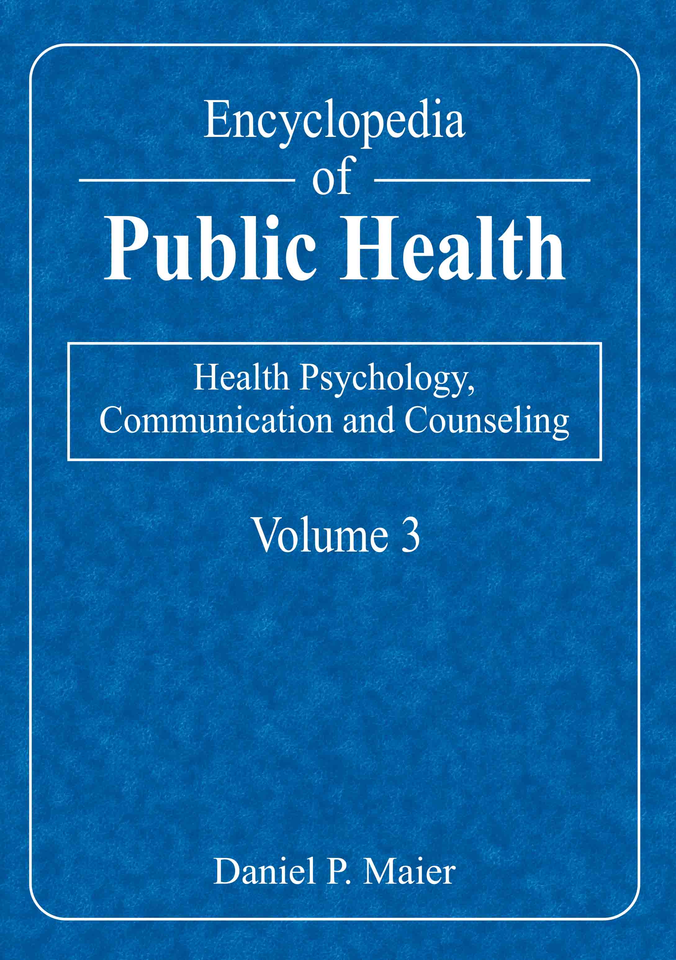 Health Psychology, Communication and Counseling