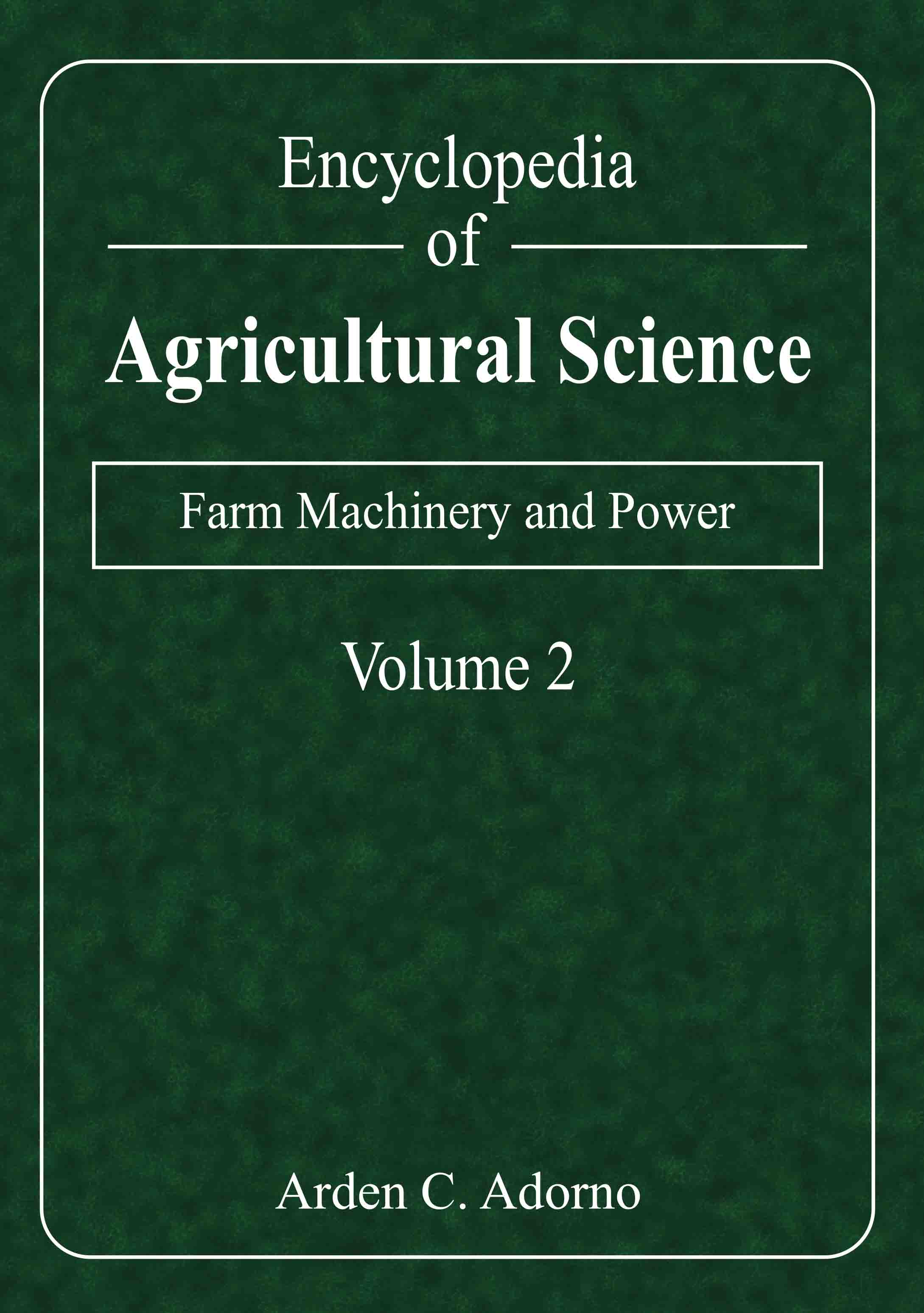 Farm Machinery and Power