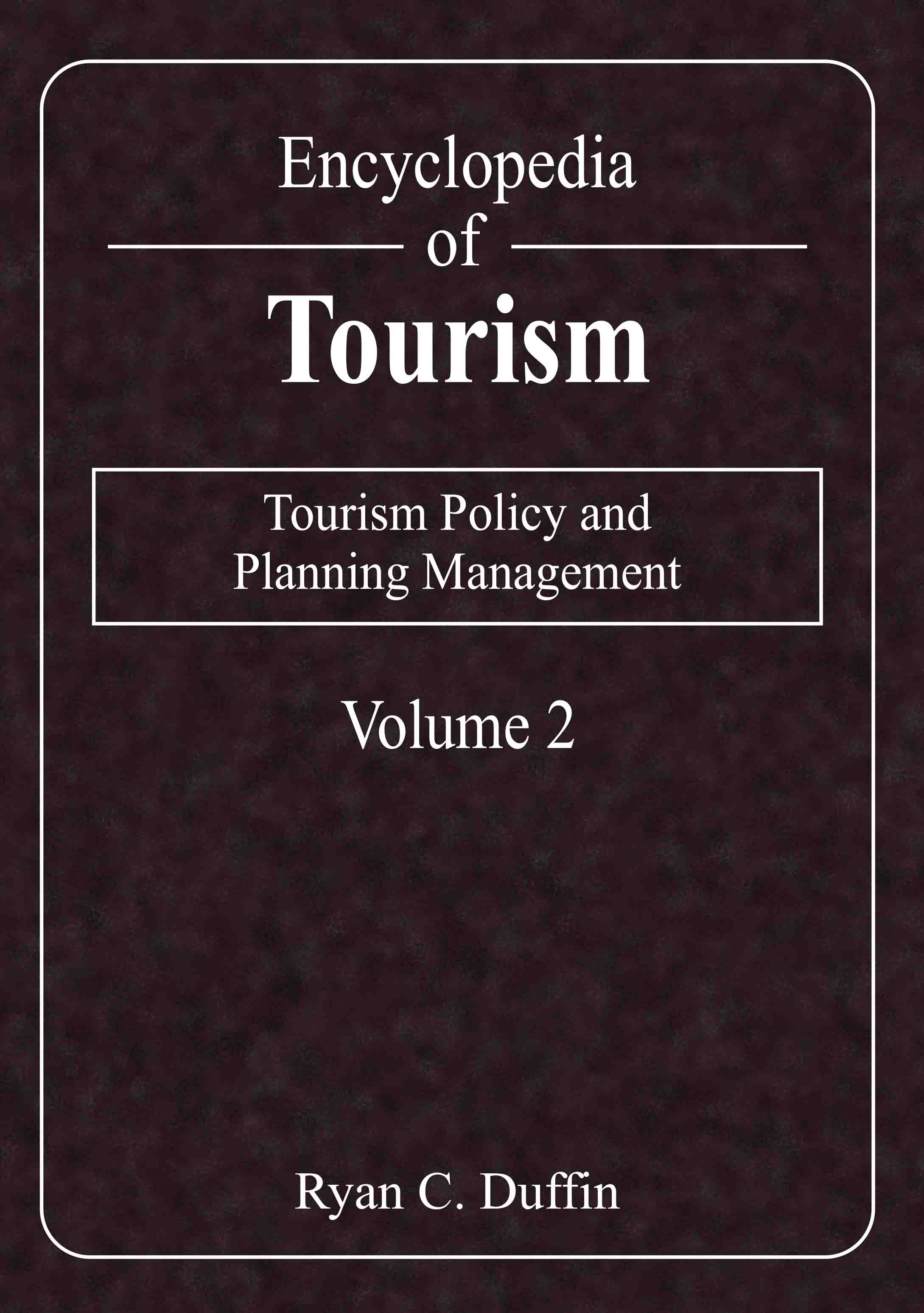 Tourism Policy and Planning Management