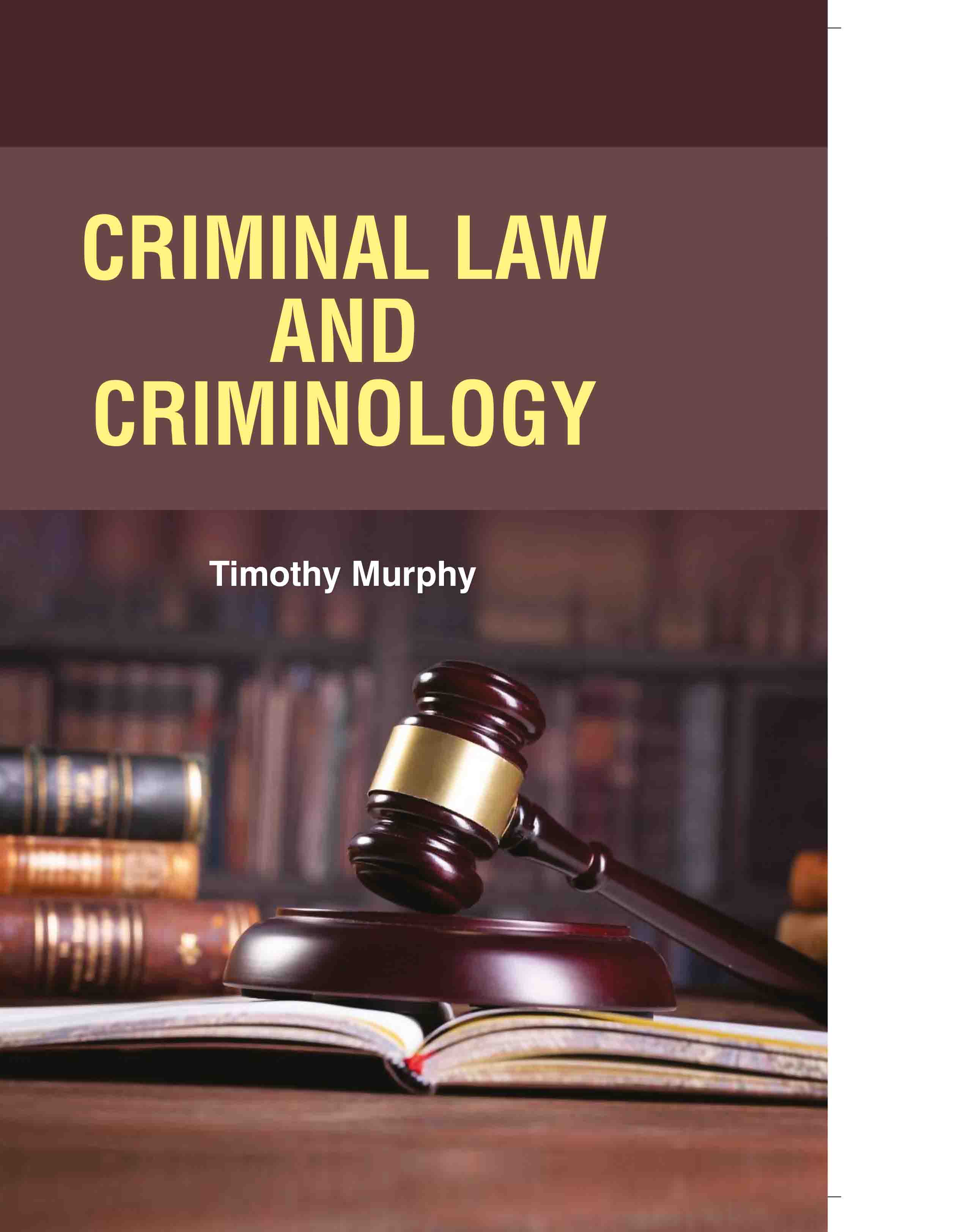 Criminal Law and Criminology