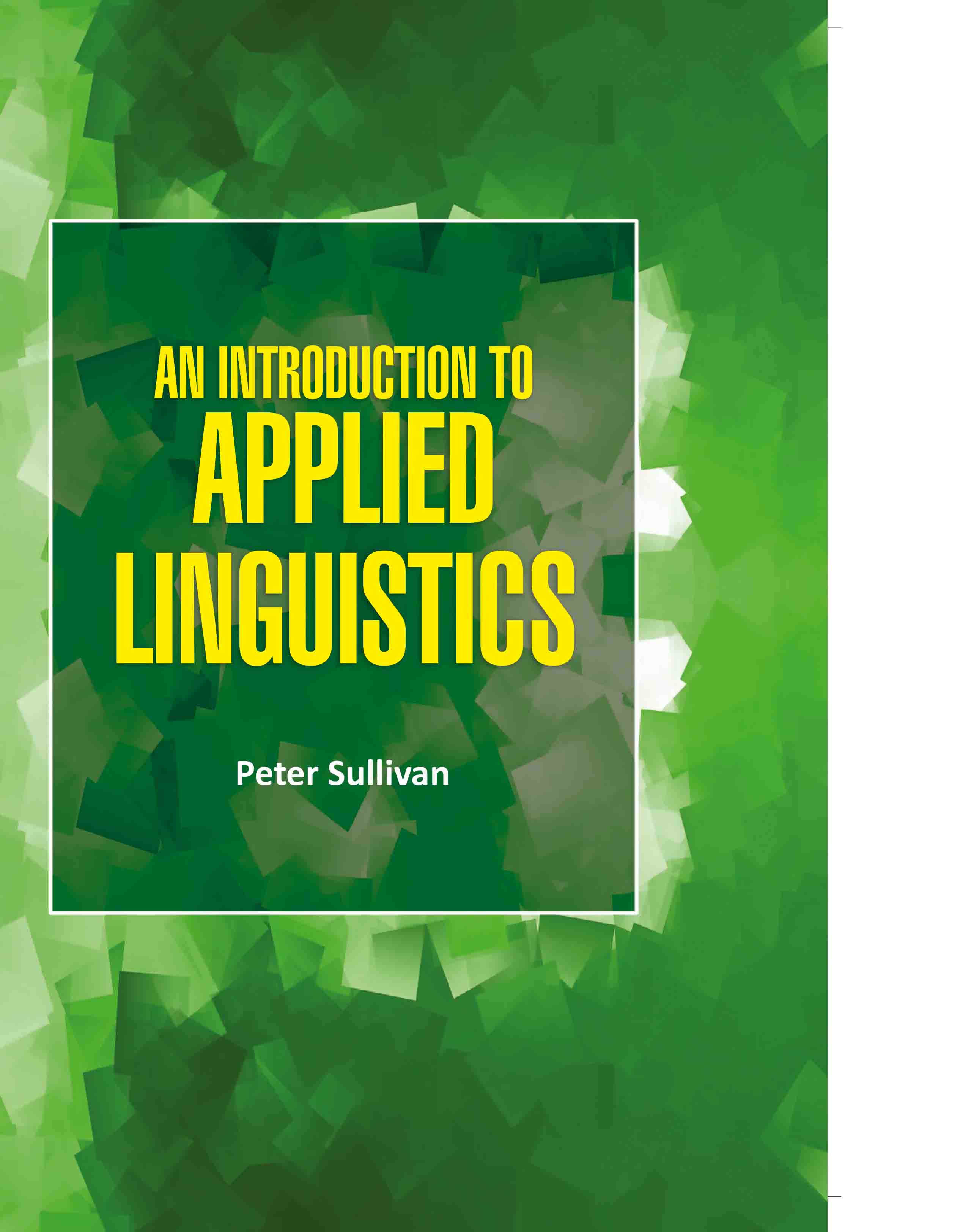 An Introduction To Applied Linguistics